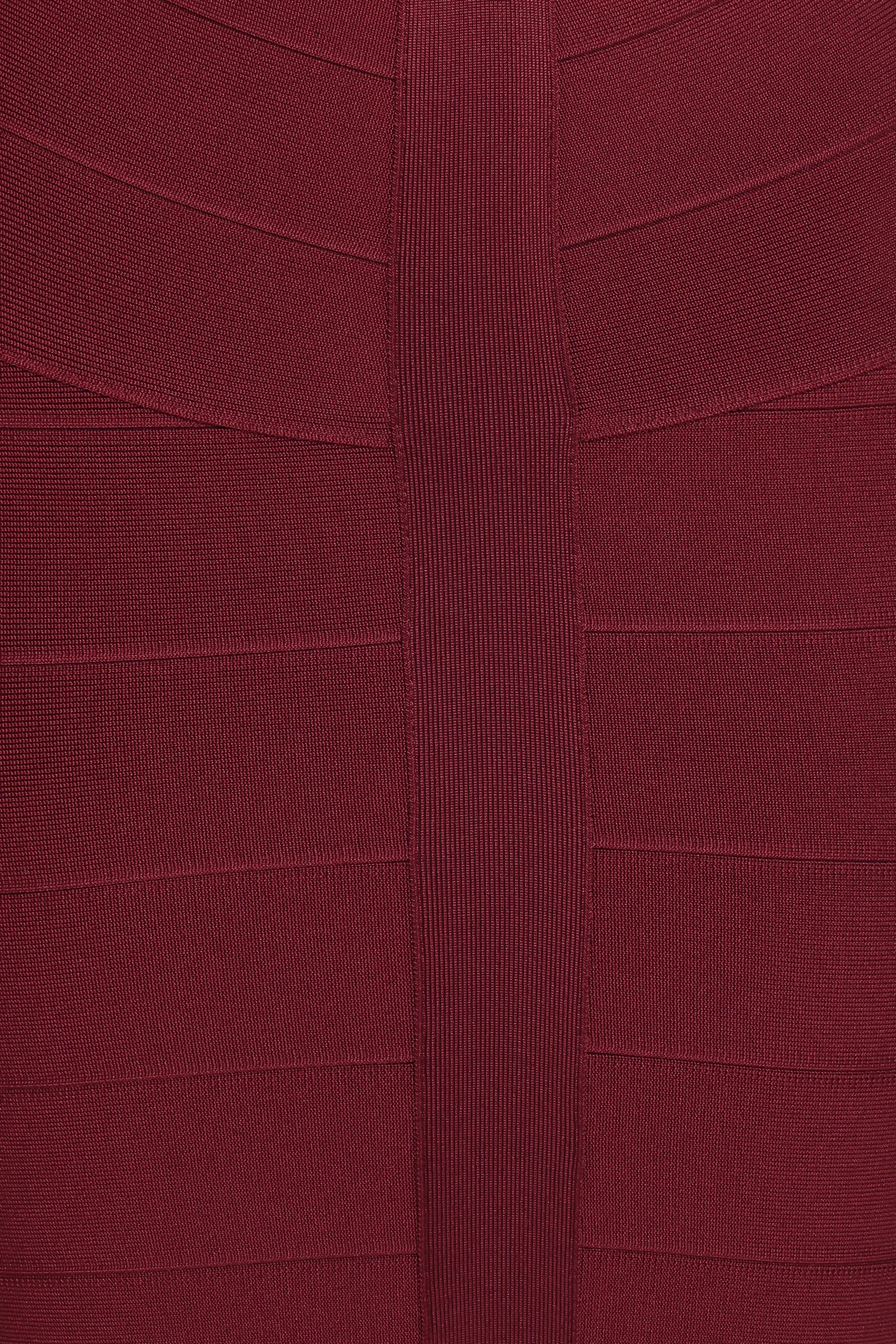 Josiah Midi Dress Burgundy