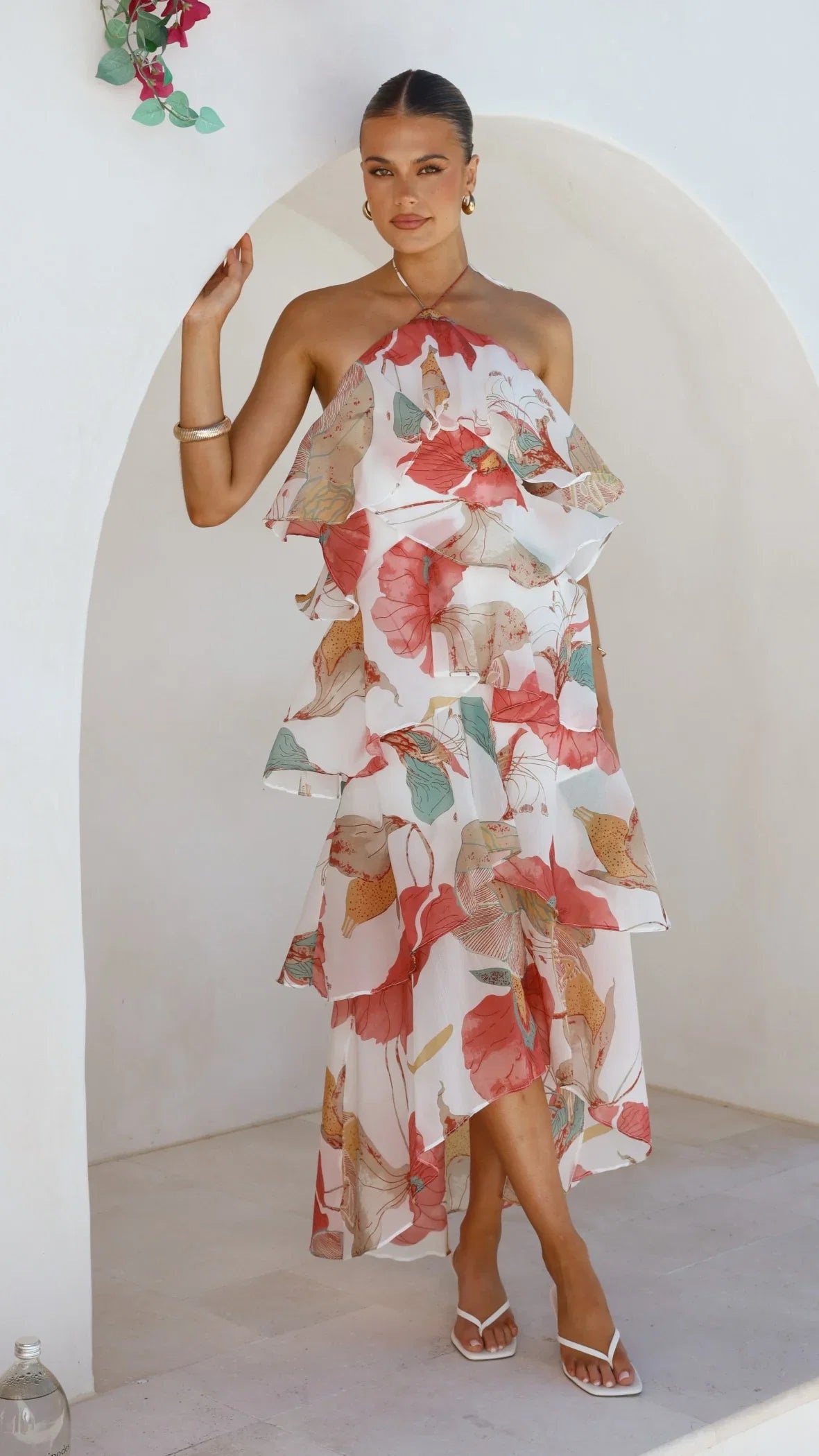 Soho Maxi Dress Blush Lotus