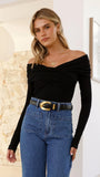 Sandrine Bodysuit Black