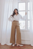 Ceres Belted Wide Leg Pant Olive