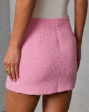 Modern Renewal Tweed Mini Skirt