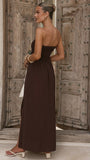 Marcy Maxi Dress Brown
