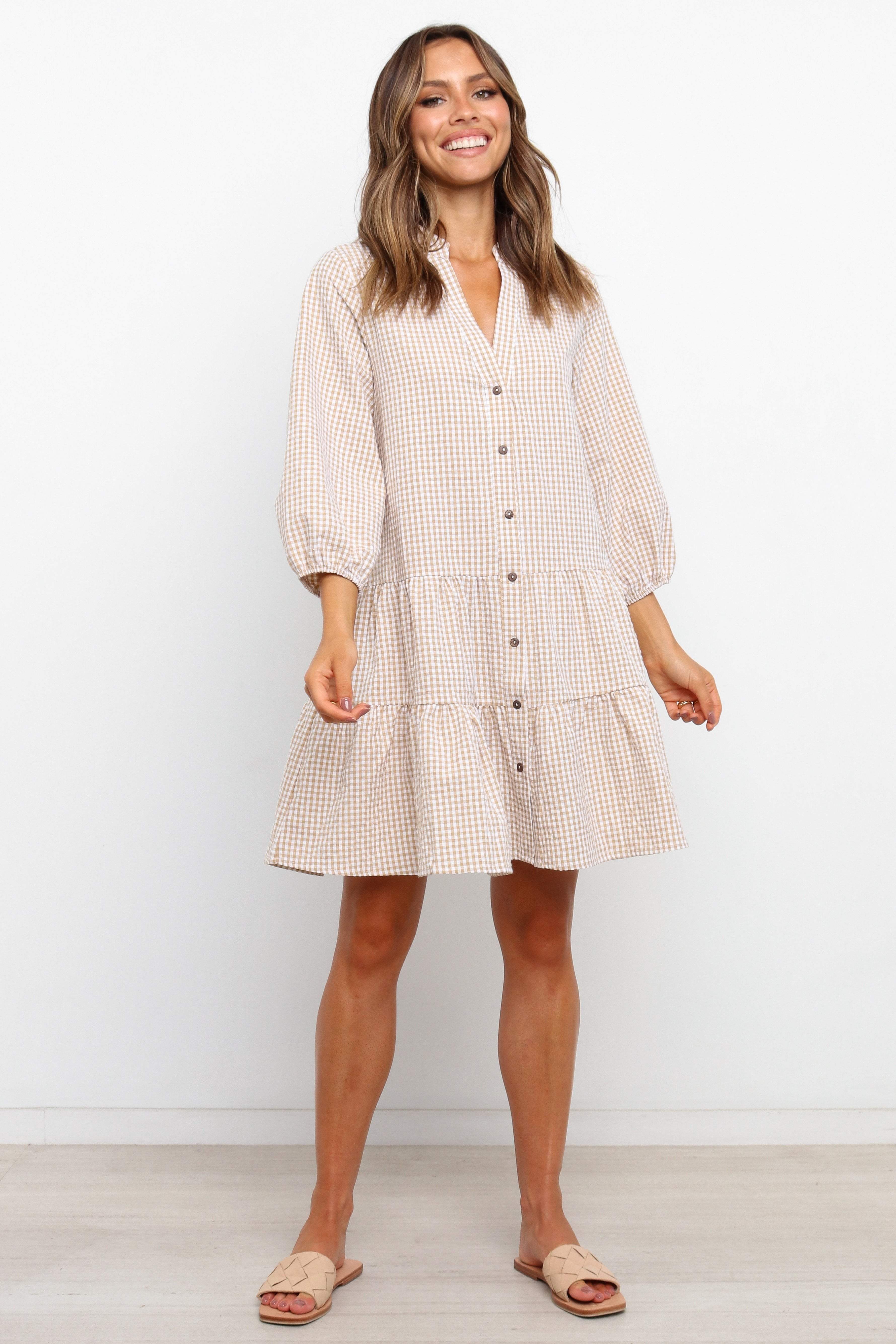 Daria Dress Beige