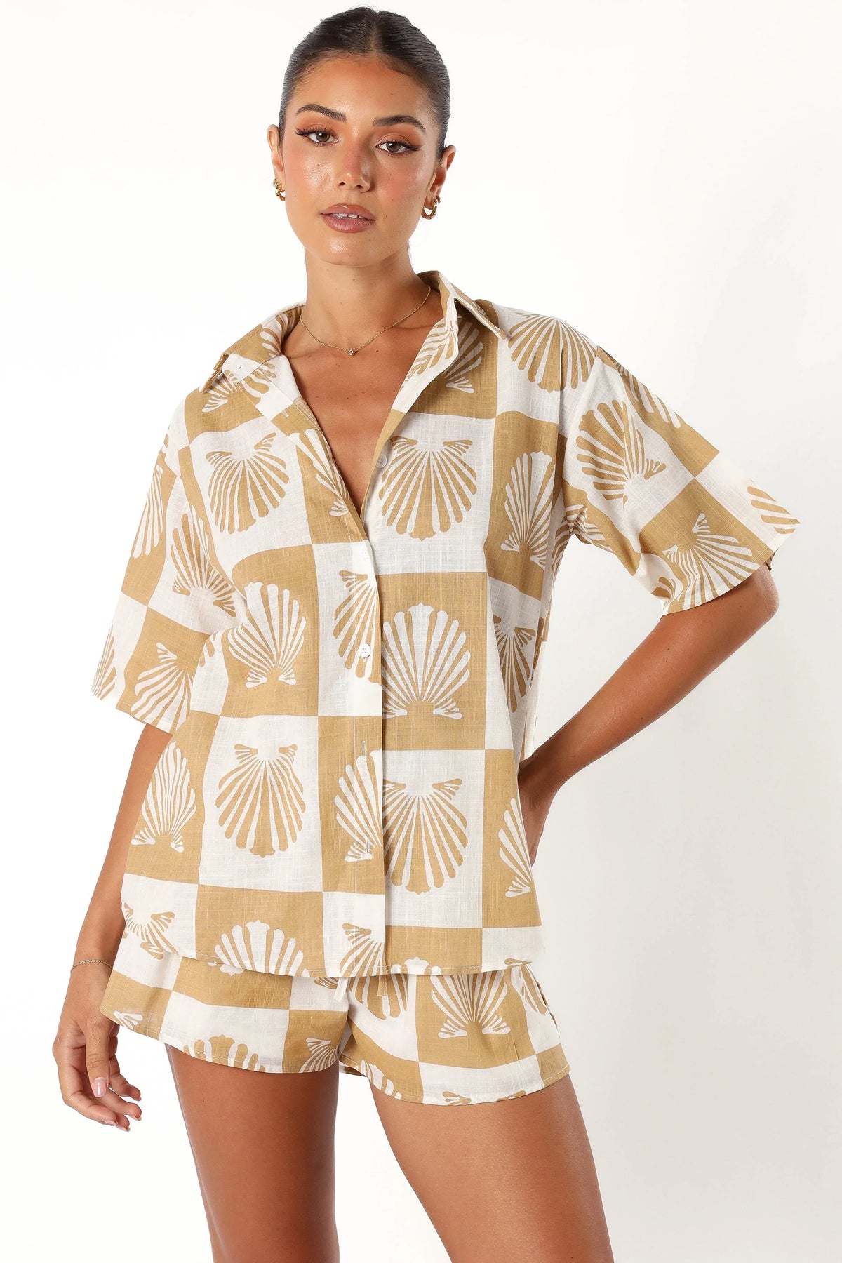 Harvey Short Set Tan