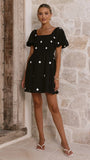 Marissa Mini Dress Black Polka