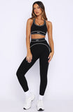 Precision Leggings Black White