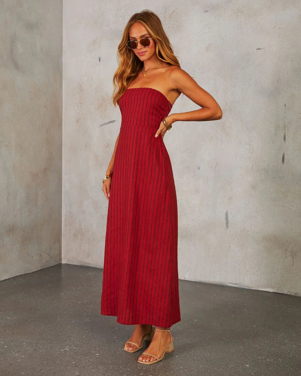 Need You Always Strapless Maxi Dress