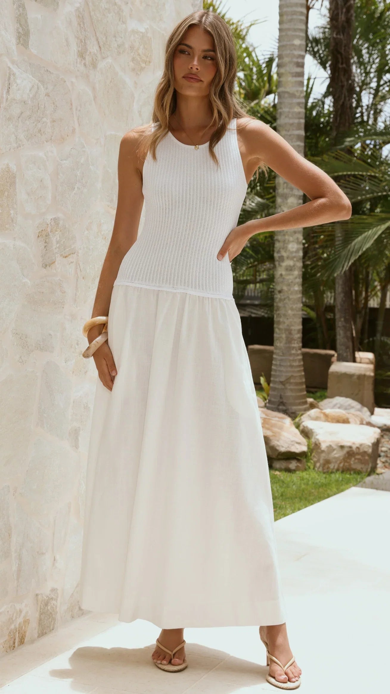 Arden Maxi Dress White