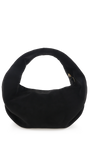 Renee Shoulder Bag Black Suede