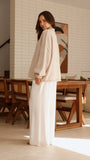 Savanna Knit Sweater Beige