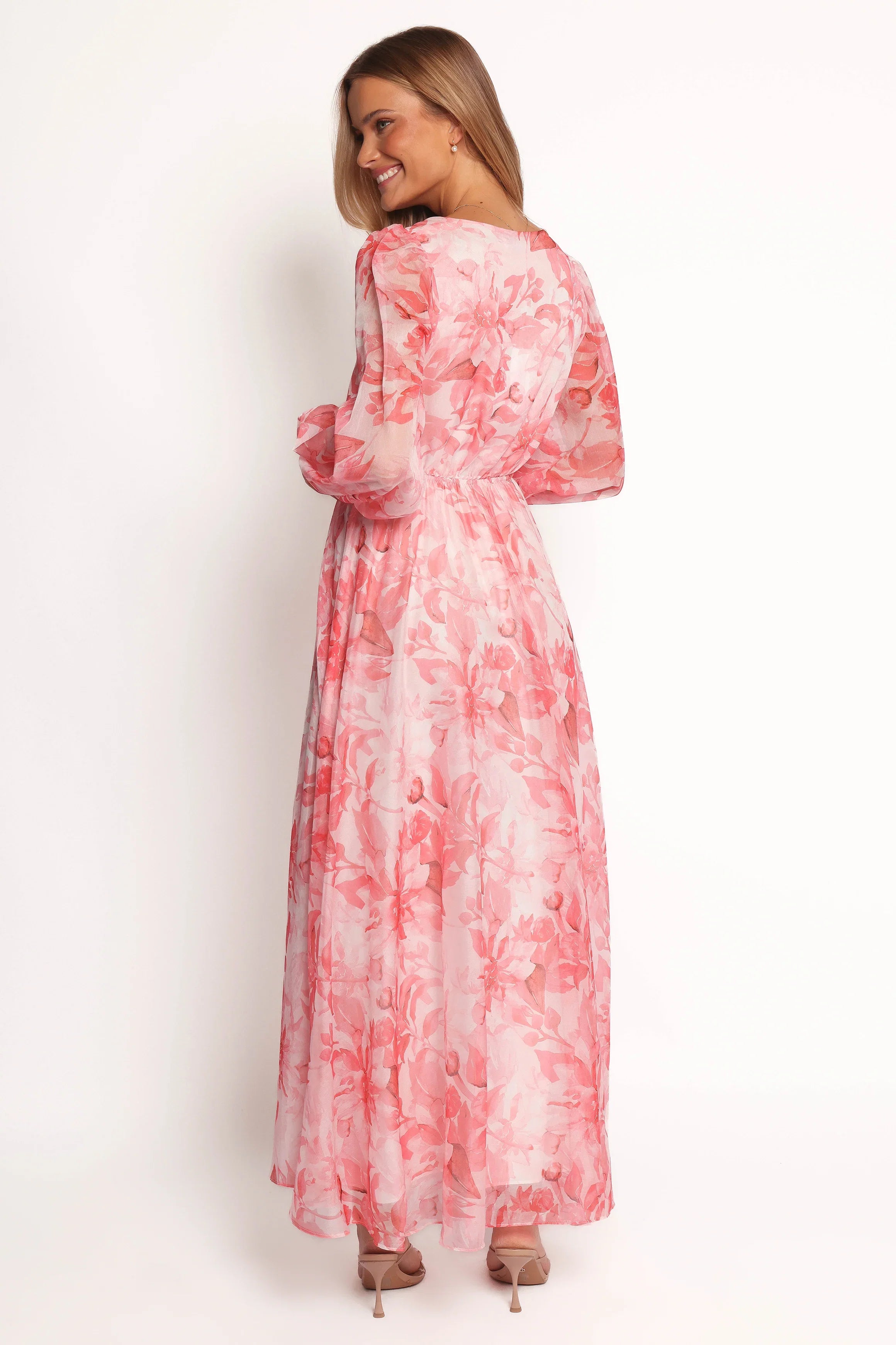 Anisa Maxi Dress Pink Floral
