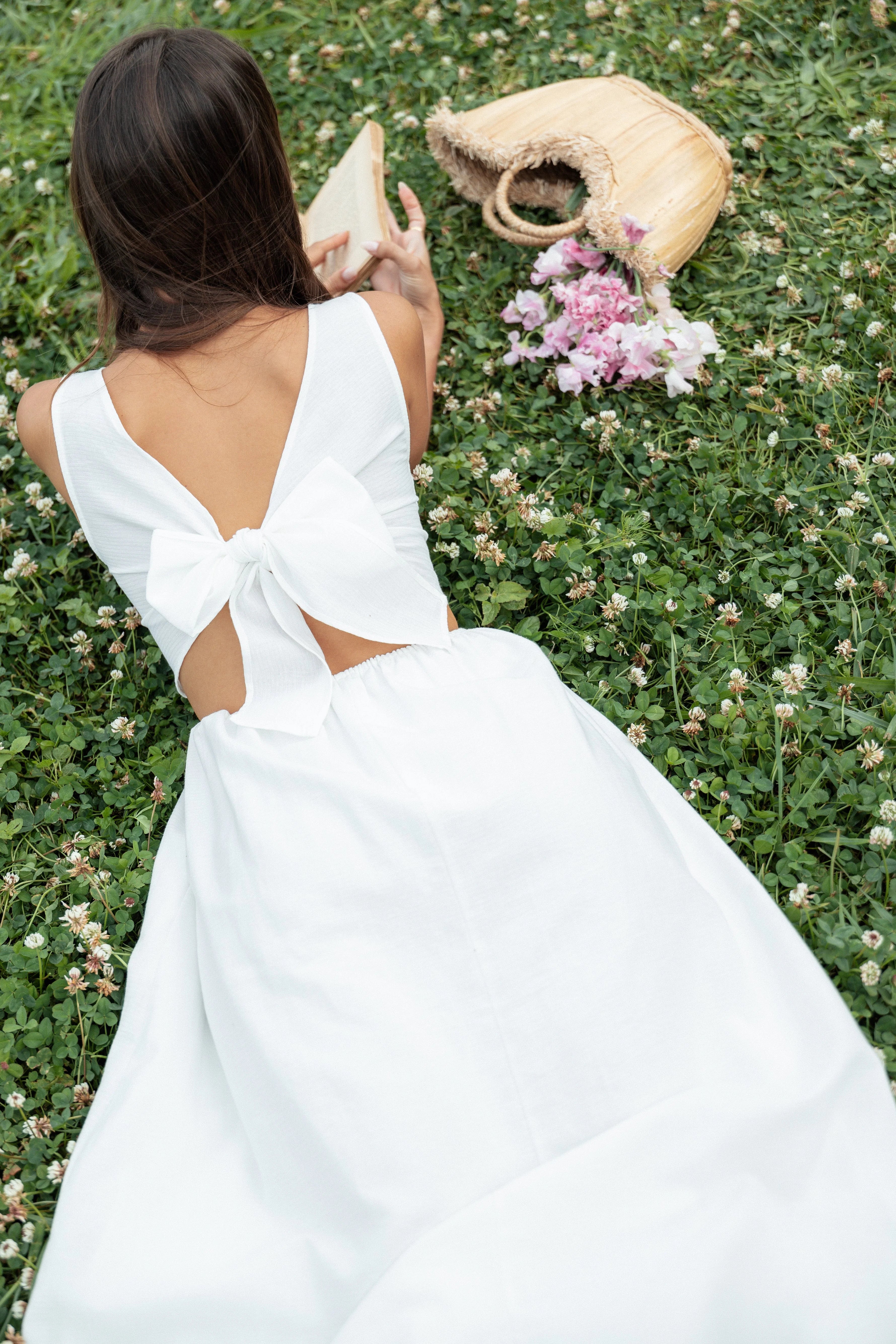 Lillie Maxi Dress White