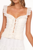 Eulalie Corset Top Cream