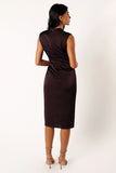 Dina Midi Dress Black Coffee