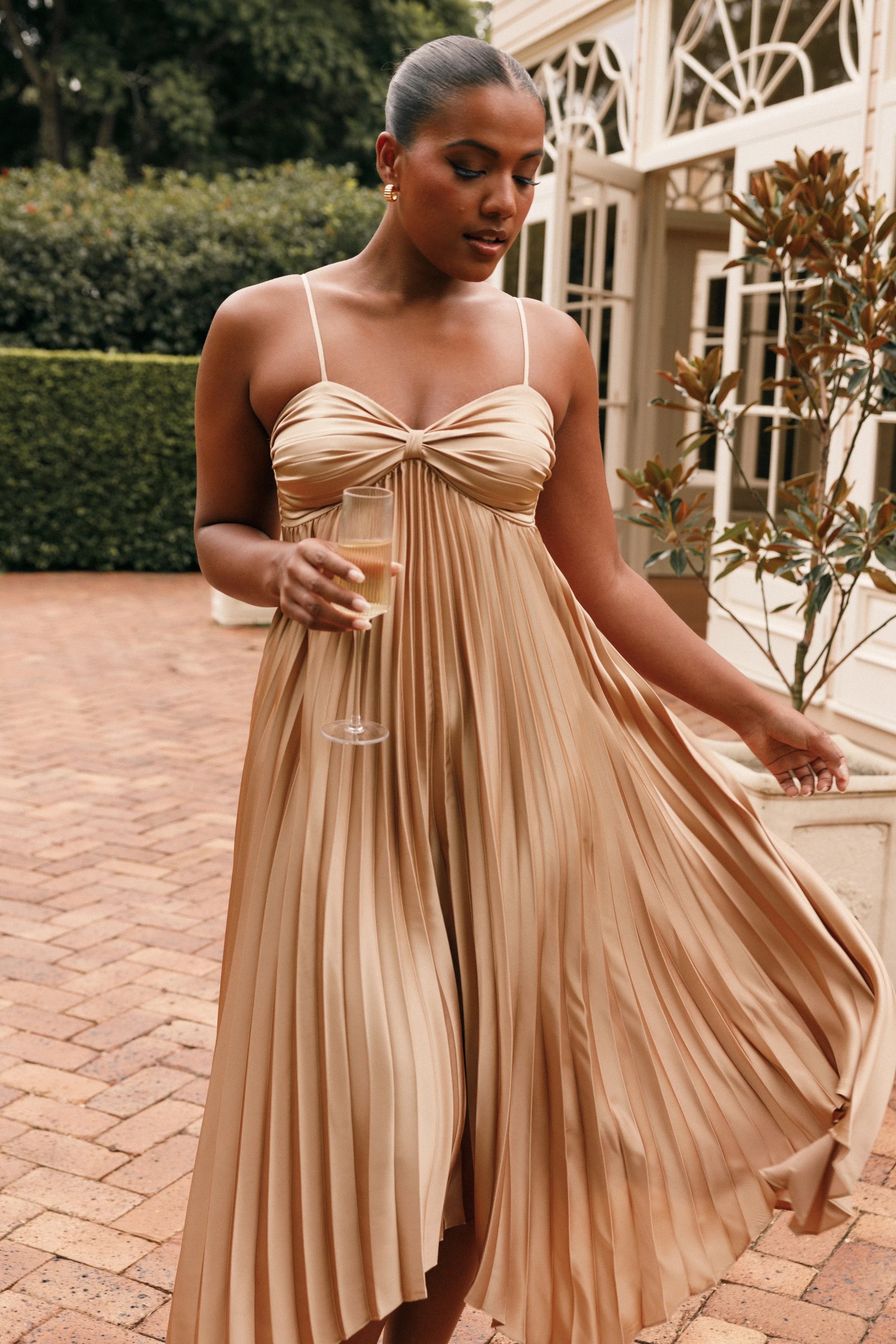 Vikki Dress Gold