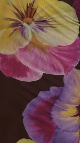 Haviana Maxi Dress Purple Yellow Floral
