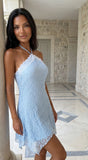 Elarie Lace Mini Dress Blue