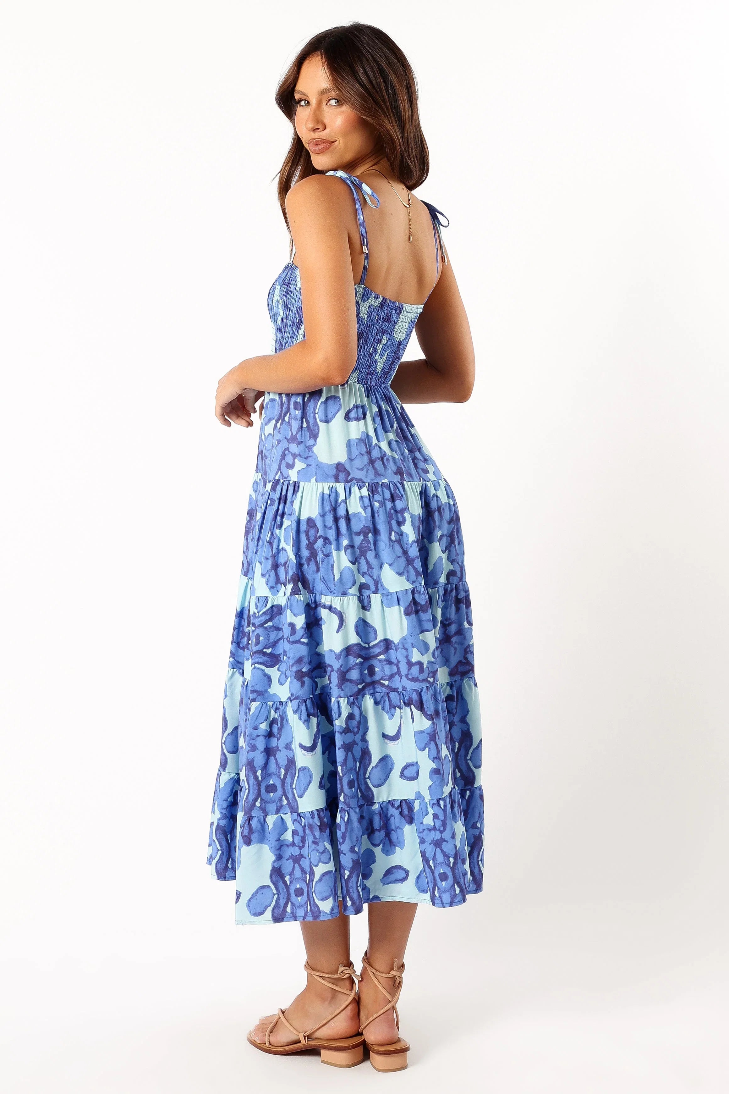 Amarie Midi Dress Blue