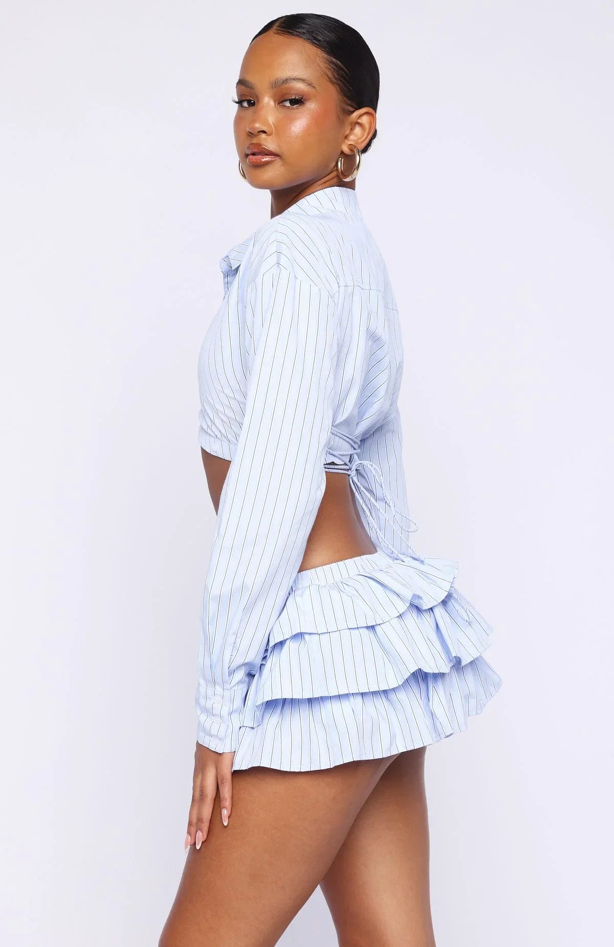 Lightening Hour Long Sleeve Shirt Sky Blue