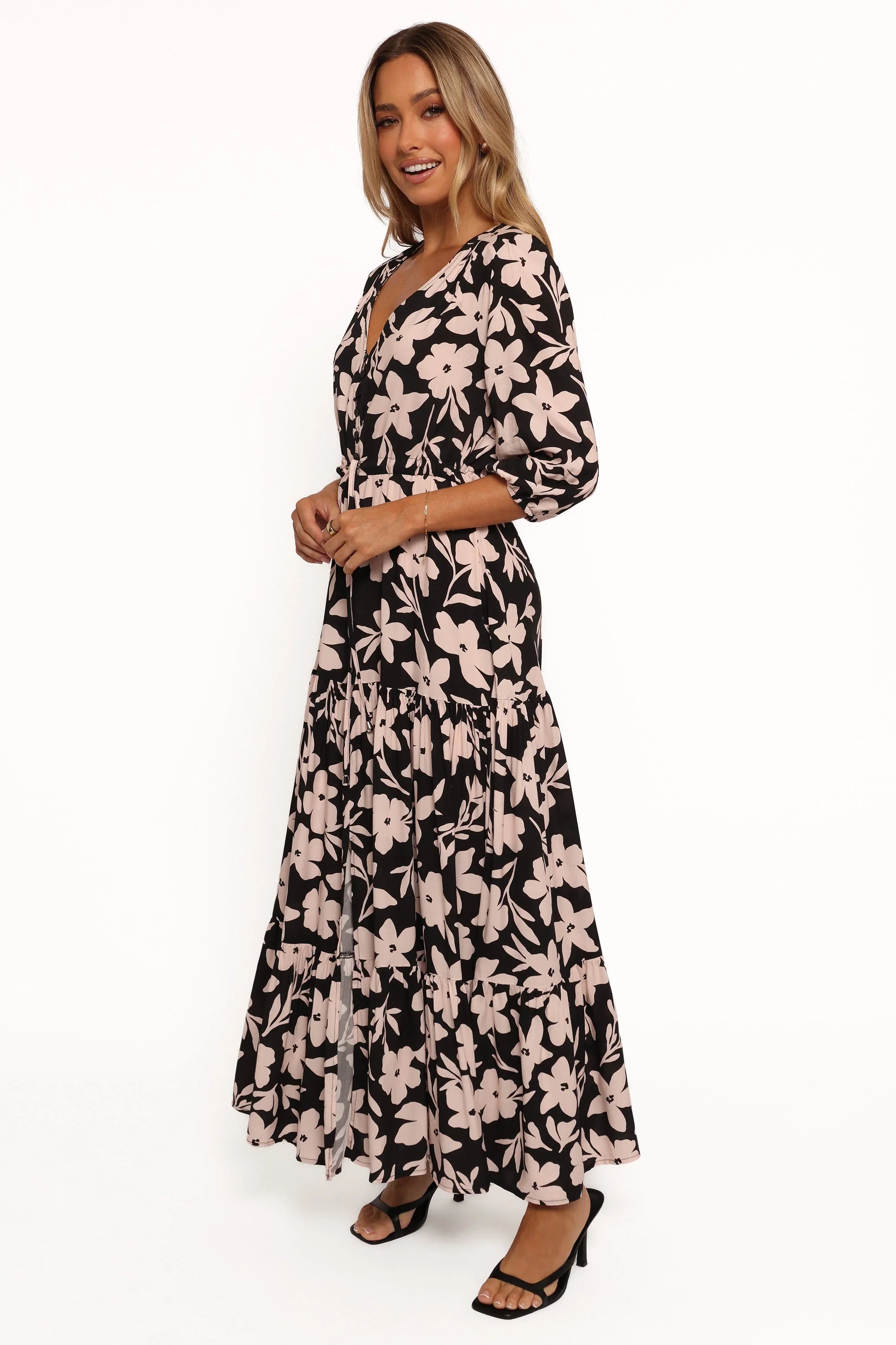 Kelda Dress Black Augusta Print