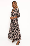 Kelda Dress Black Augusta Print