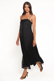 Halsey Midi Dress Black