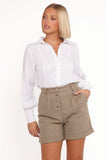 Briggs Long Sleeve Shirt White