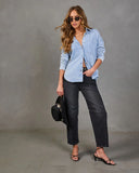 Alvina Collared Chambray Shirt