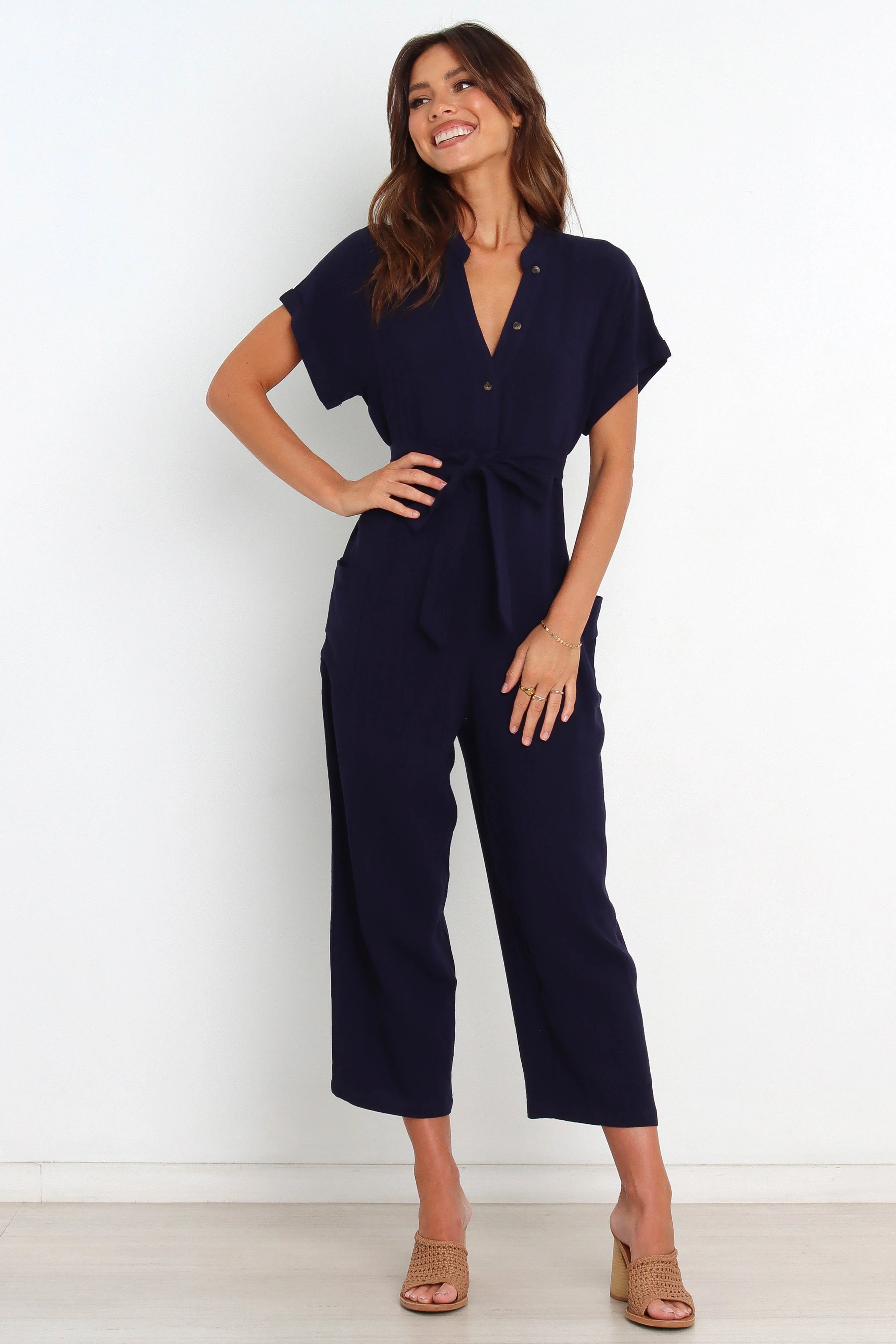 Archie Jumpsuit Navy