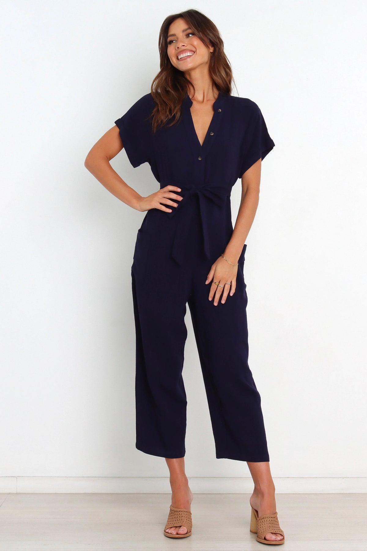 Archie Jumpsuit Navy