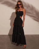 Valina Tiered Cut Out Maxi Dress