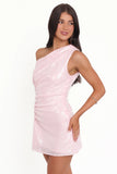 Lavine Mini Dress Pink Sequin