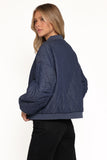 Keah Quilted Jacket Navy