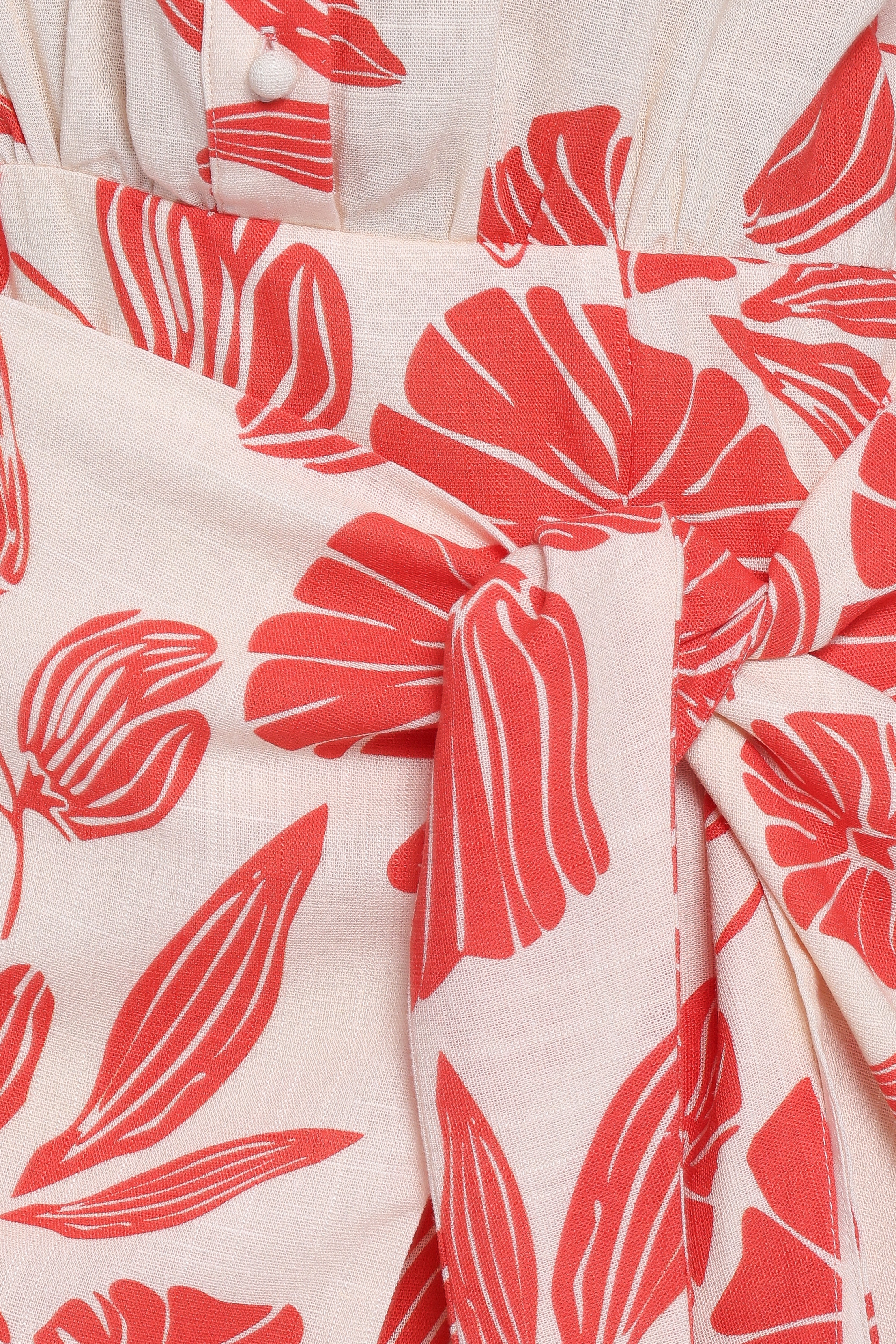 Leyton Mini Dress Red Floral
