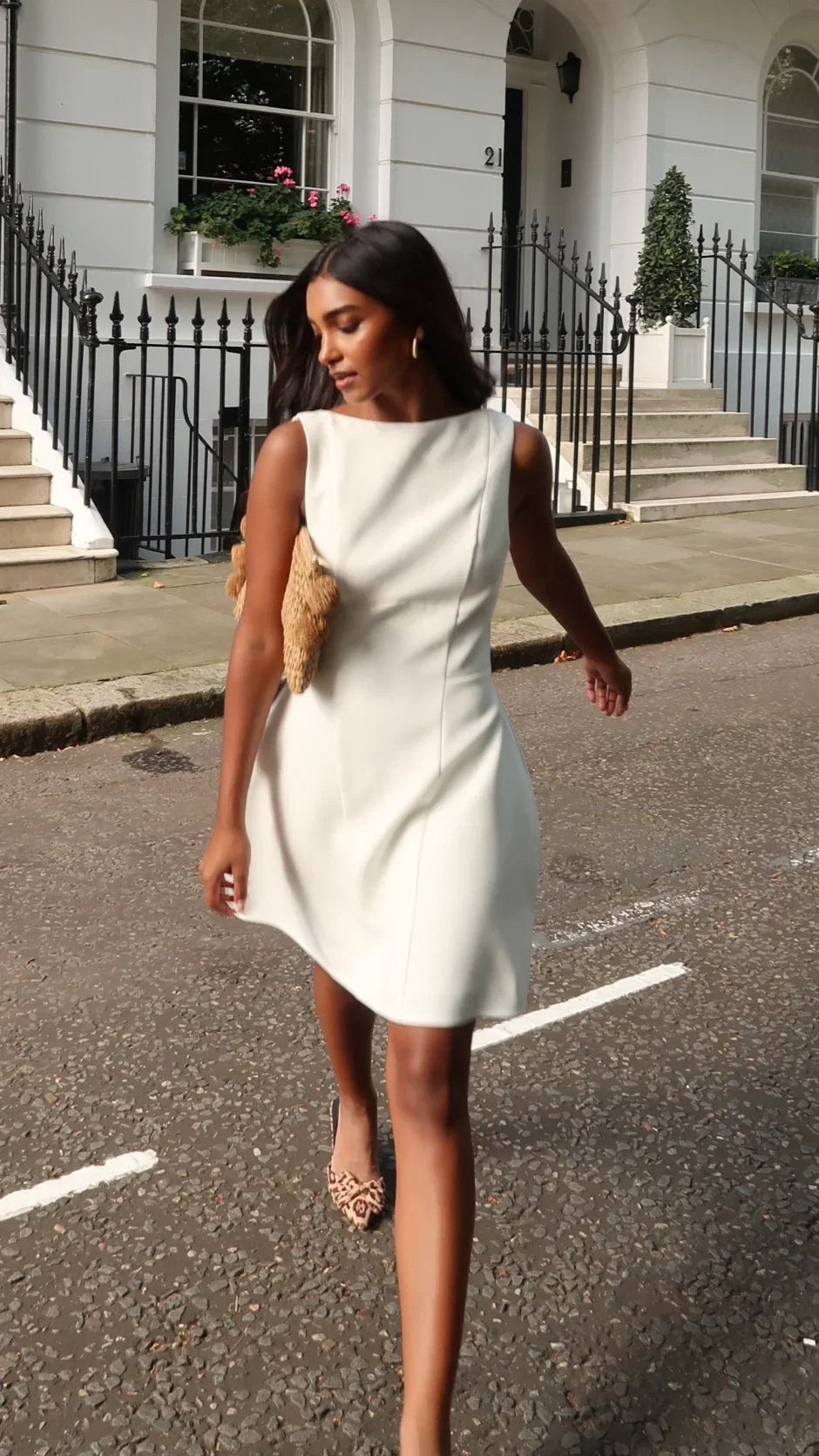 Rafiki Mini Dress White