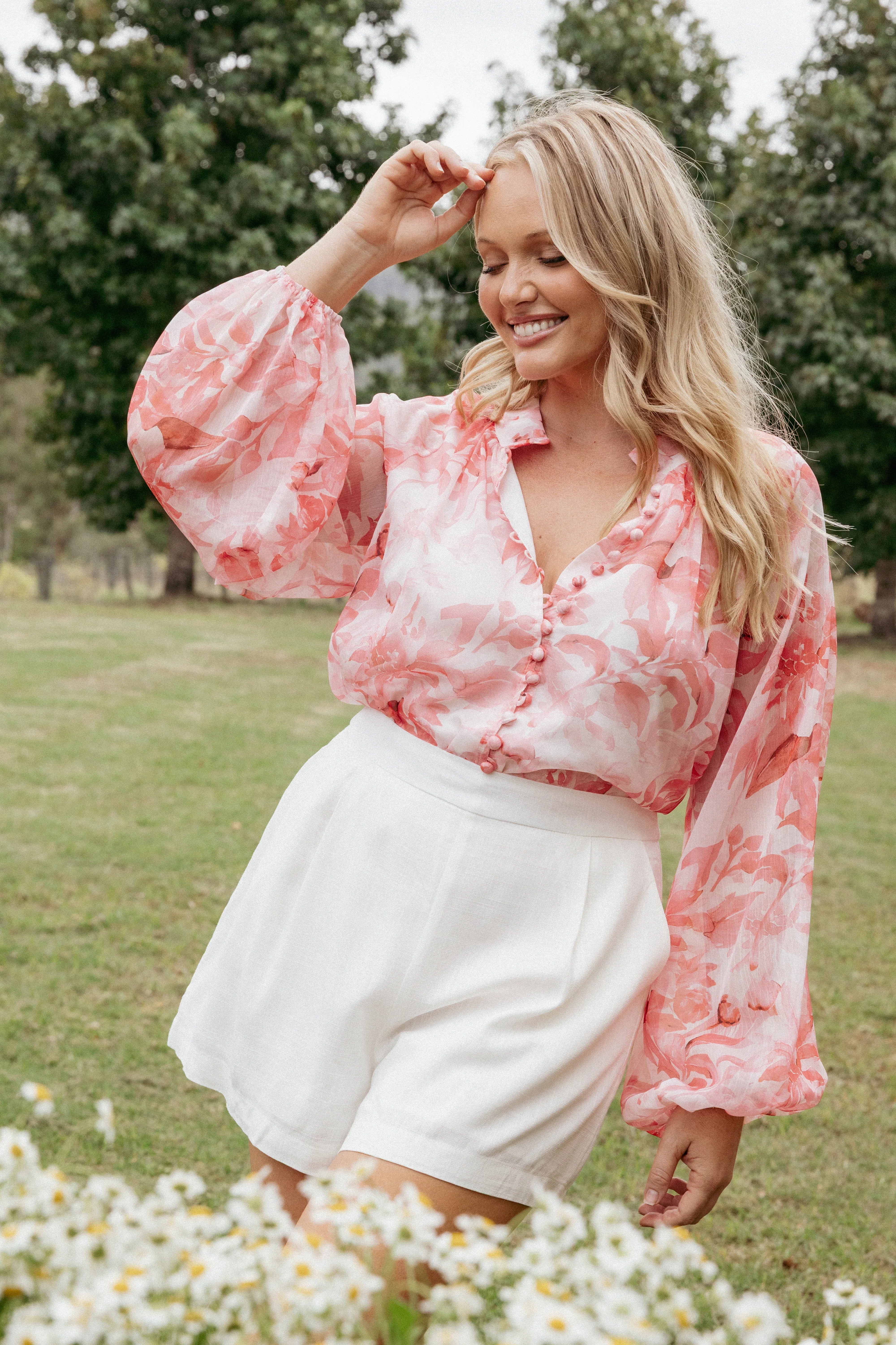 Marni Top Pink Floral