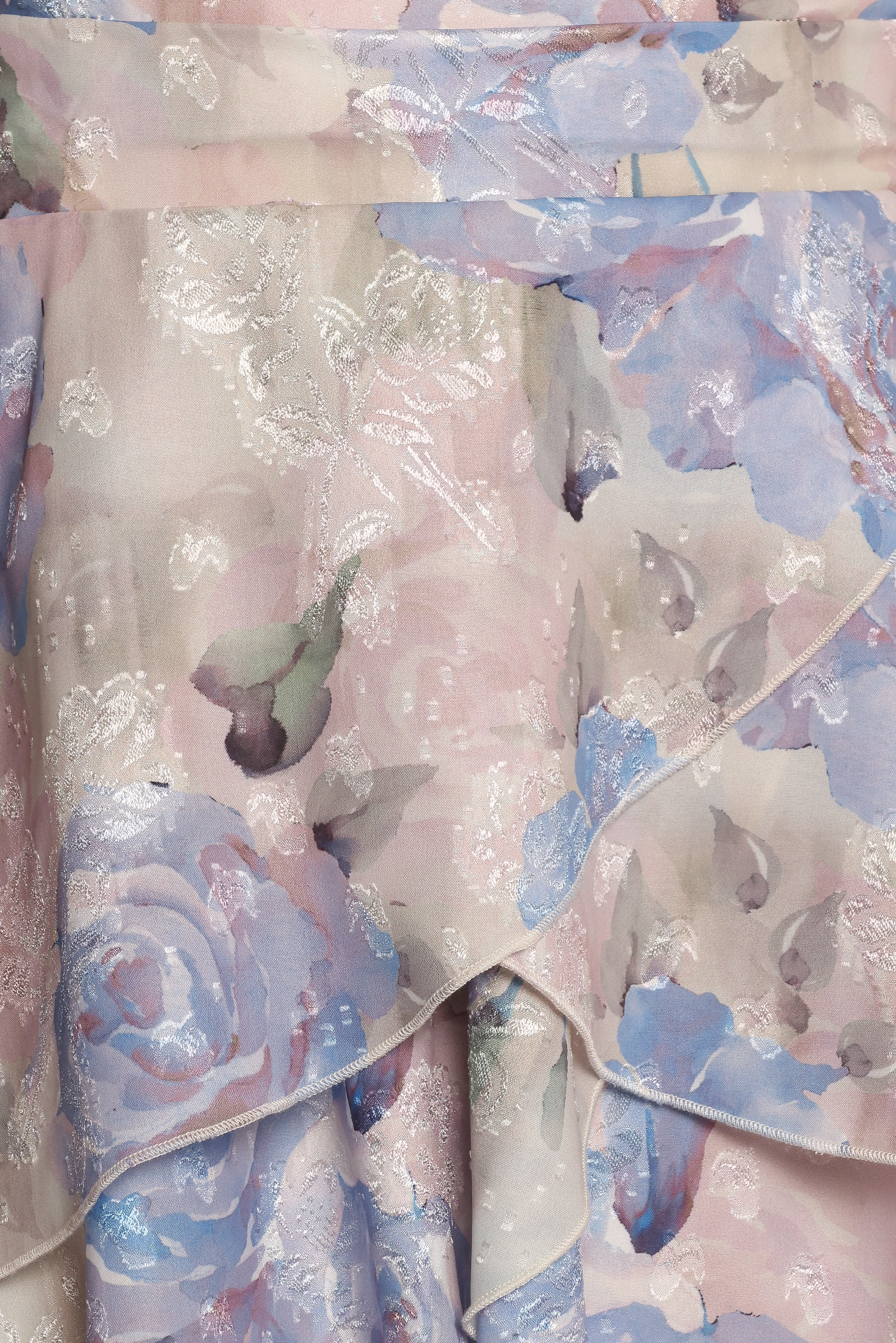 Admira Strapless Maxi Dress Blue Floral