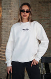 Through Thick And Thin Oversized Sweater Cream