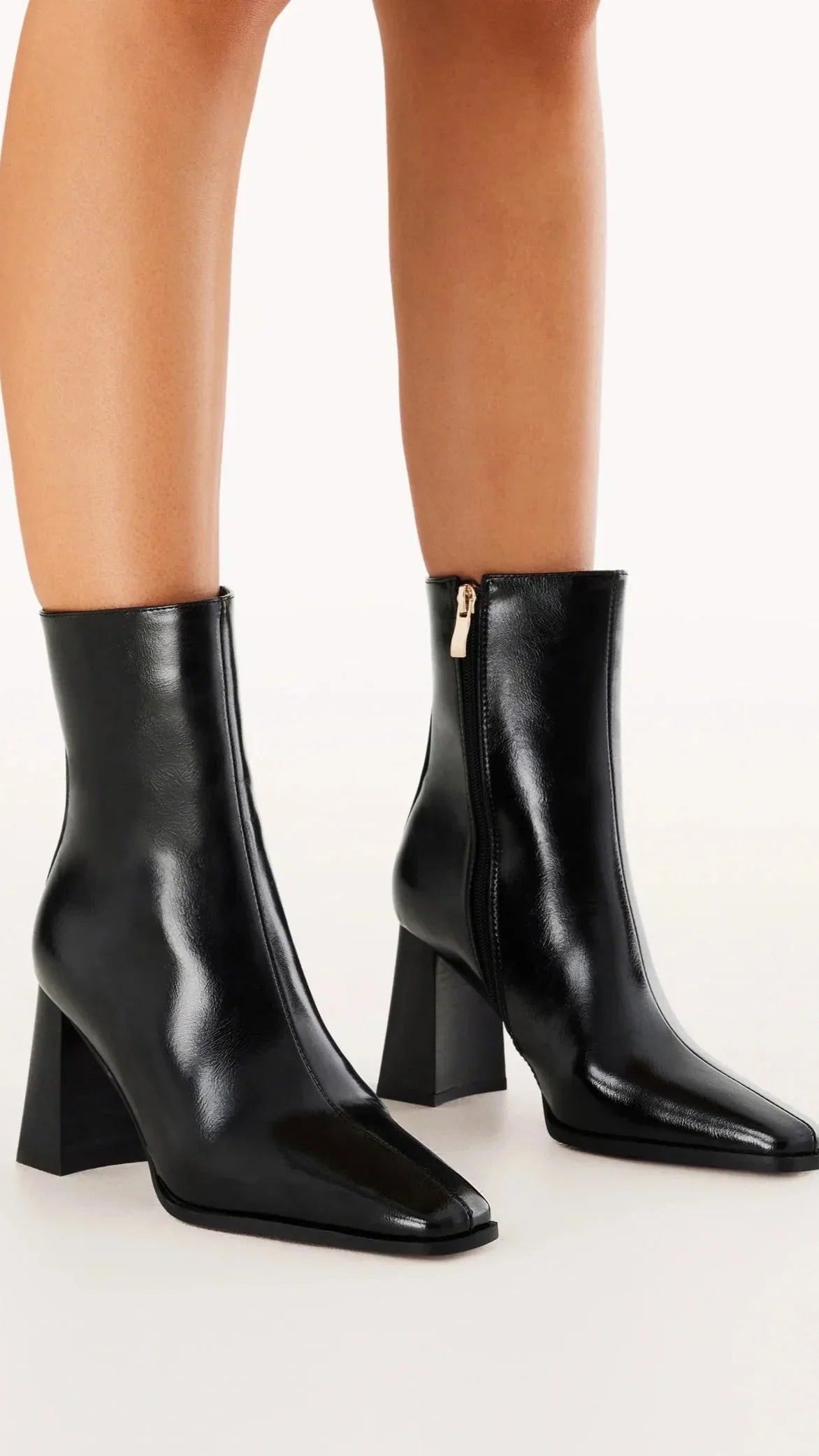 Wez Boots Black Shine