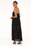 Davina Maxi Dress Black Lace