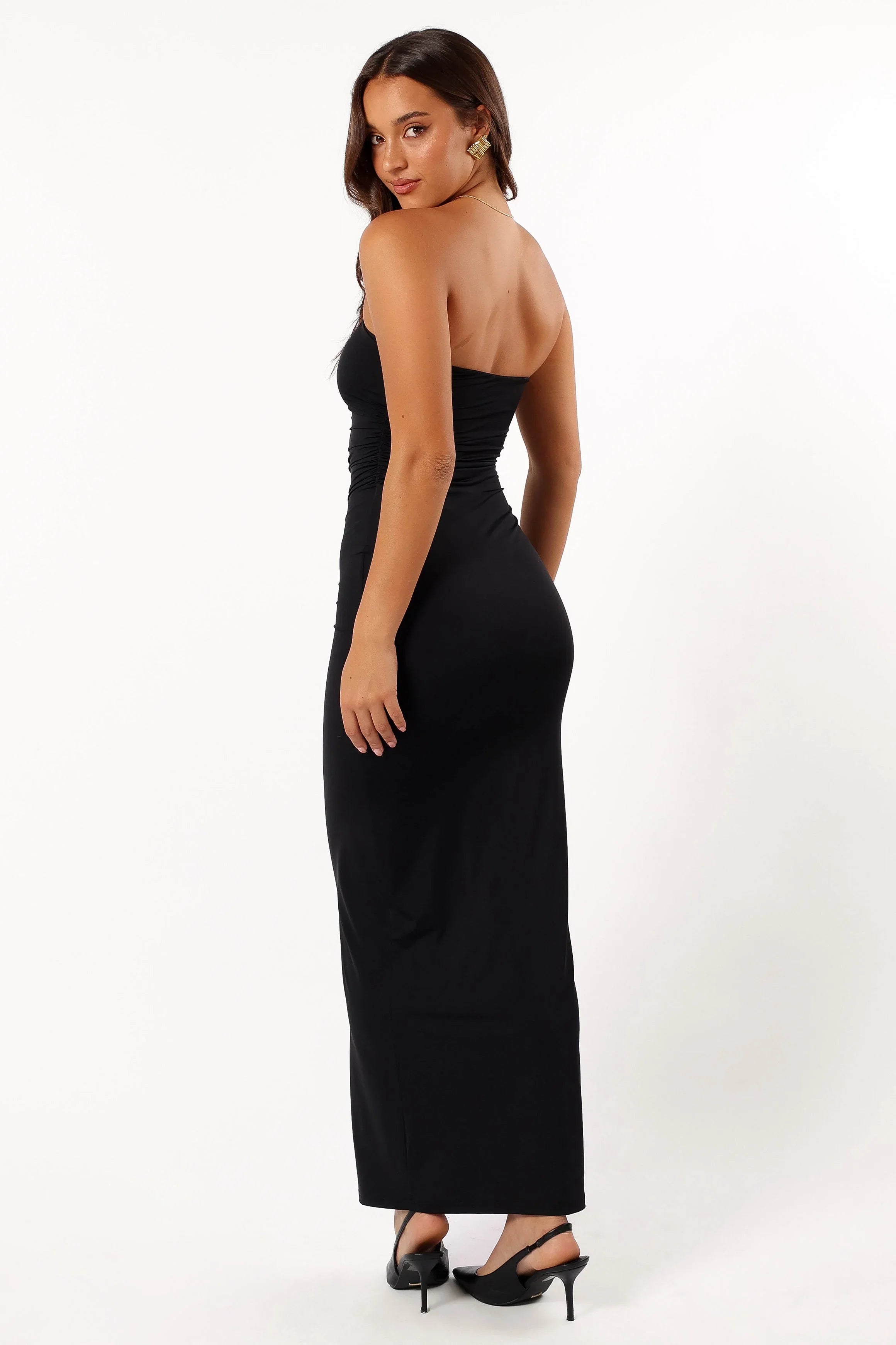 Brixley Strapless Maxi Dress Black