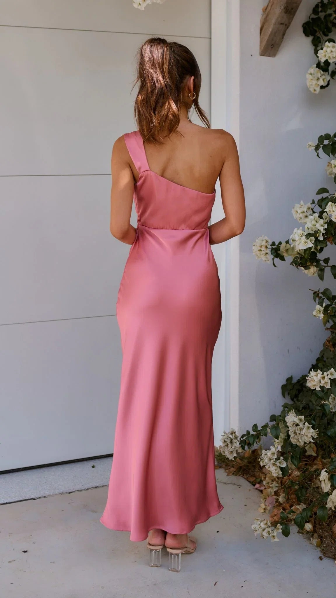 Greta Maxi Dress Baked Rose