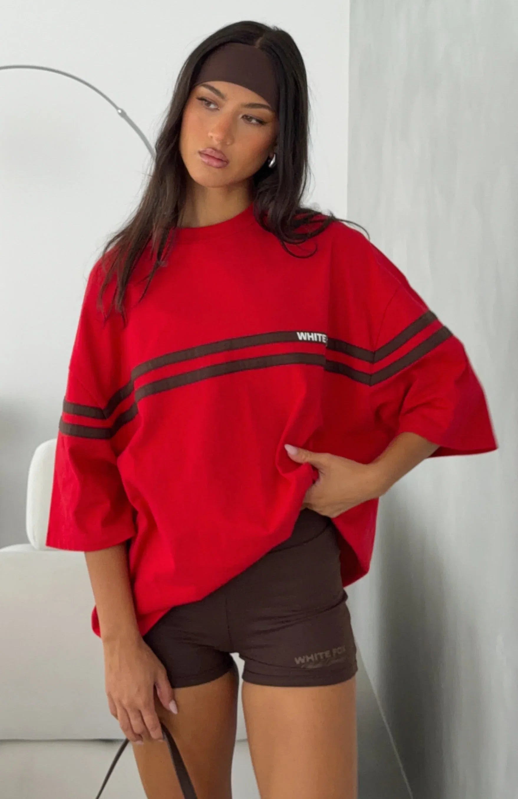 Studio 17 Emmie Oversized Tee Red