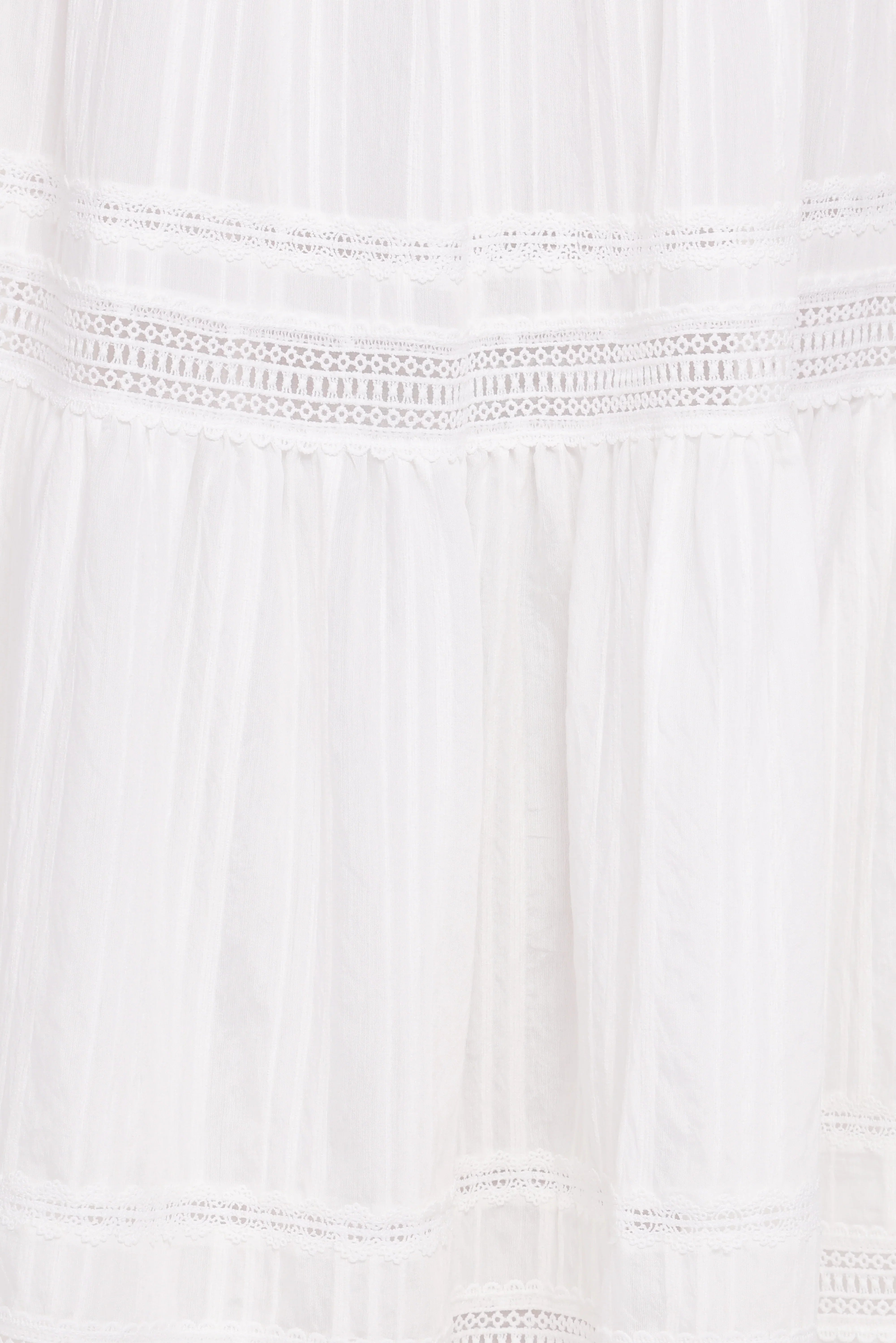 Peony Maxi Skirt White