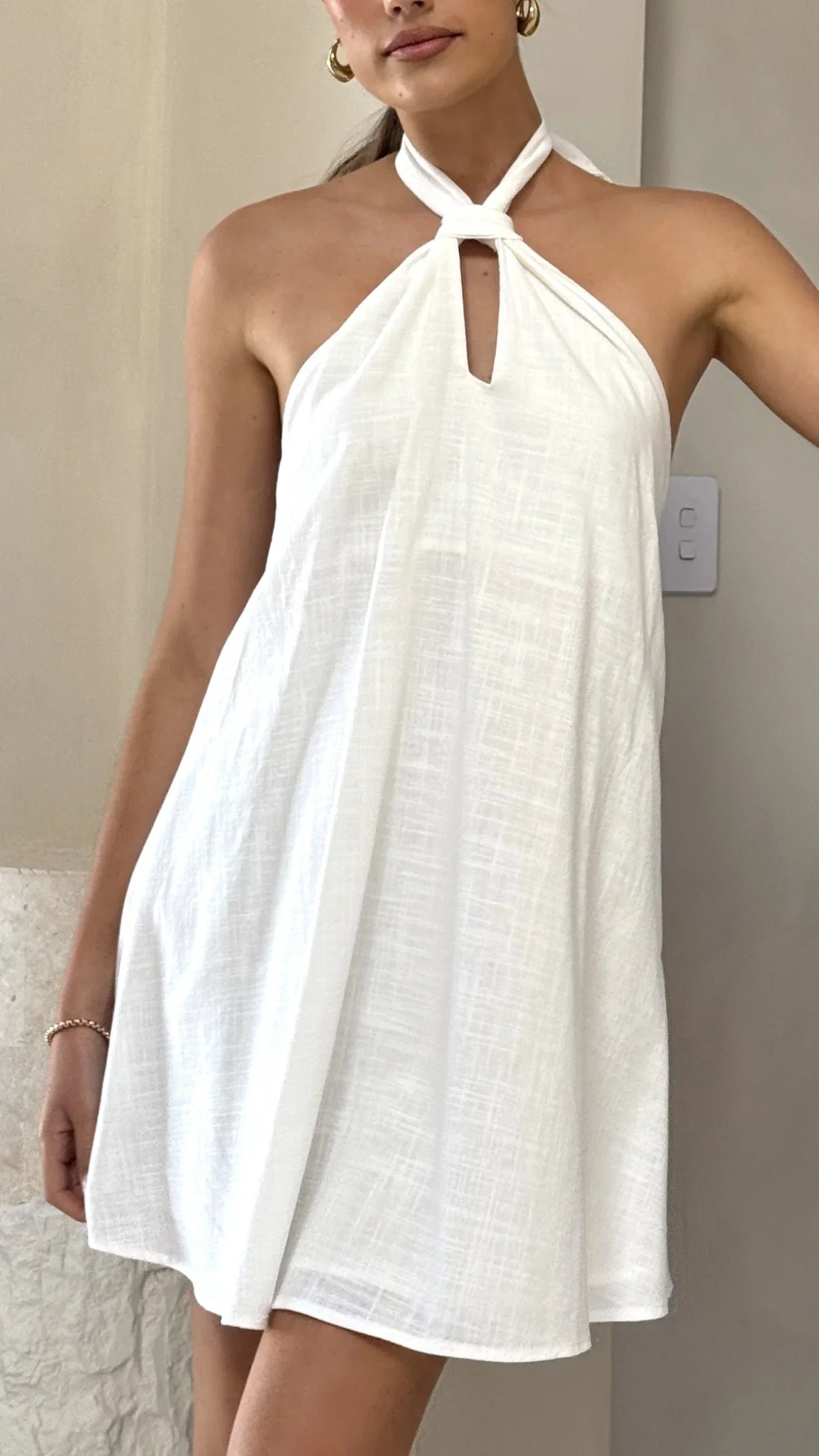 Maja Mini Dress White
