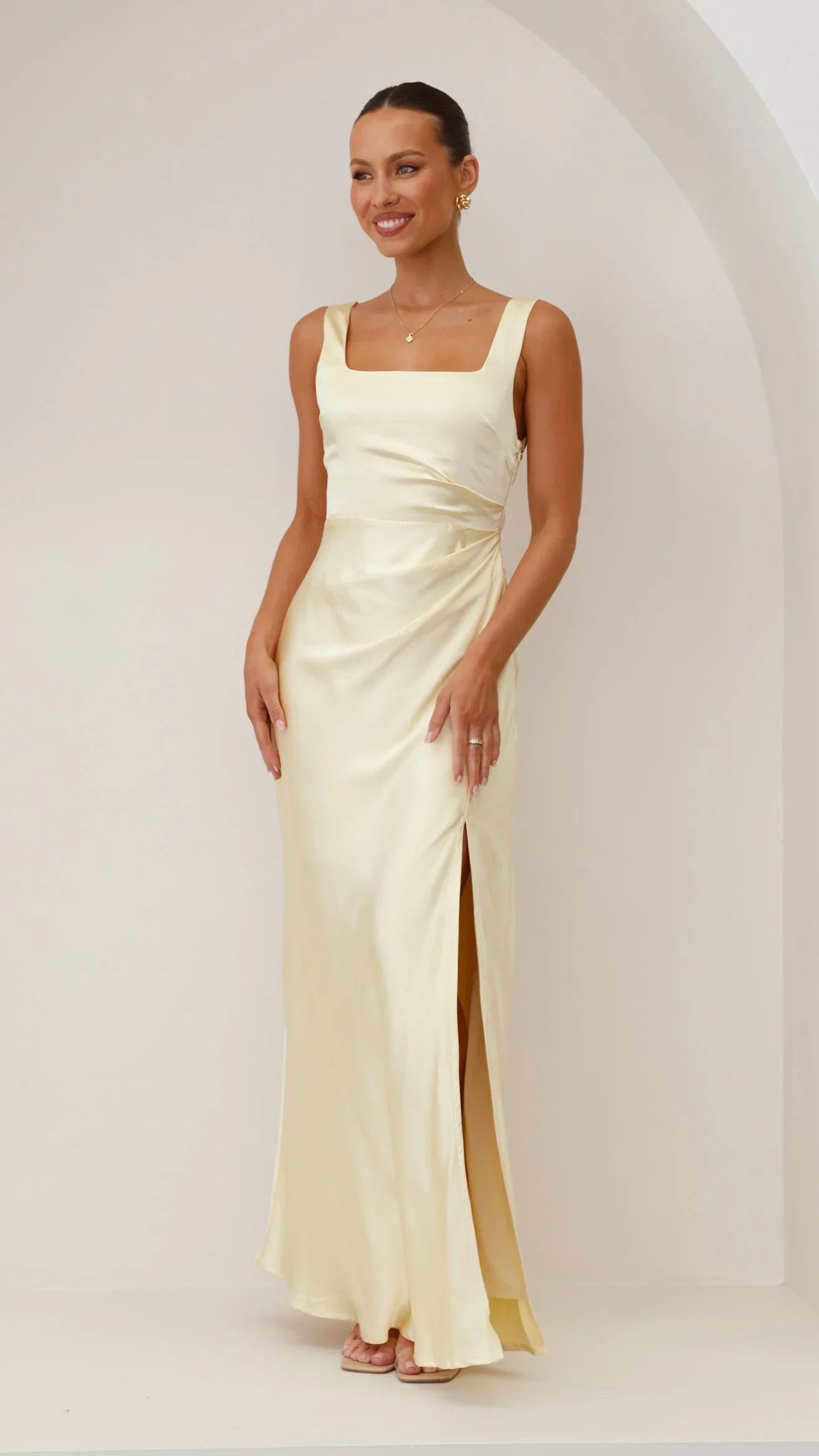 Alaria Maxi Dress Yellow