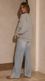 Indiana Crewneck Sweater Grey