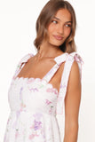 Aurelia Maxi Dress Purple Floral