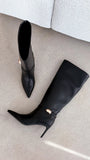 Druella Heeled Boot Black