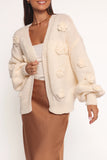 Doralee Rose Cardigan Cream